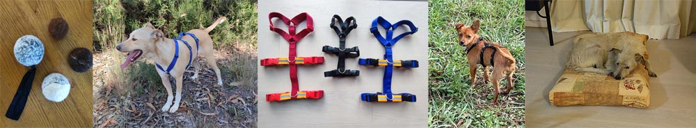 Artigos para cães feitos à mão